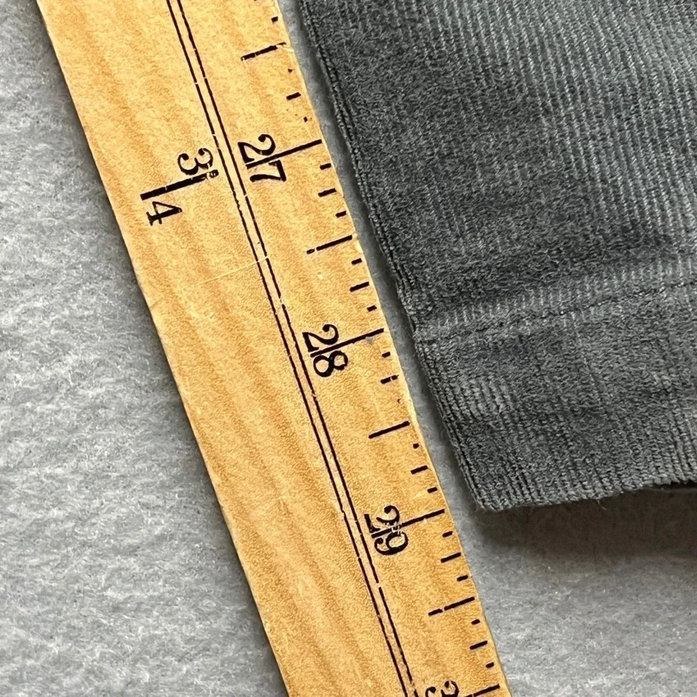 Vuori Mens Corduroy Pants Charcoal Grey Elastic Waist V440 Size M